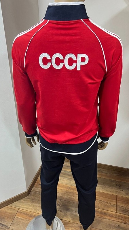 RUSSIA-CCCP-USSR "СЛОВО ПАЦАНА" Tracksuit S-M-L-XL-XXL Red/Blue gallery