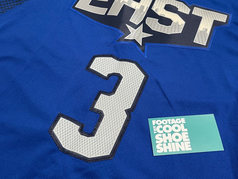 2011 ADIDAS NBA AUTHENTIC DWAYNE WADE THE EAST ALL-STAR SWINGMAN JERSEY LOT XL+2 gallery