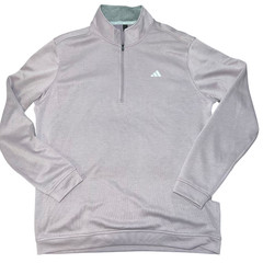 Adidas Men’s Elevated 1/4 Zip Golf Pullover Size L Fig ADVR0884
