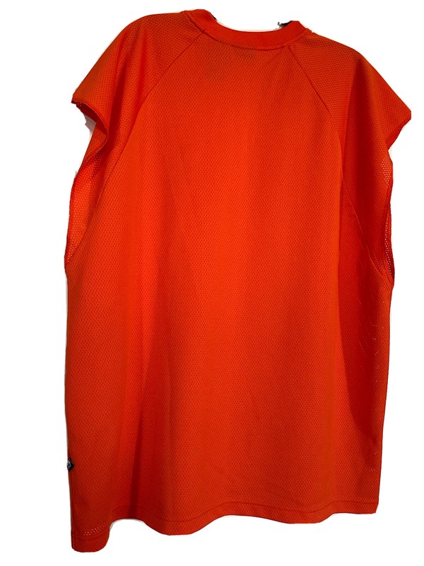Vtg Starter Athletics Tank Top Mens XL Jersey Mesh Sleeveless Shirt Orange 90s gallery