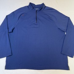 Rhone Session 1/4 Zip Pullover Mens XXL Blue Long Sleeve Nylon Performance Golf