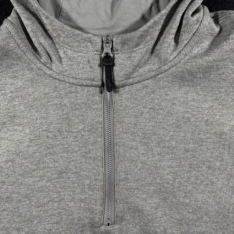 Nike Dri-Fit Red Golf 1/4 Zip Hooded Pullover Hoodie Men's Large gallery