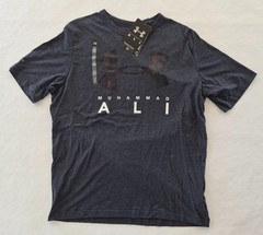 Under Armour Men’s L Muhammad Ali Shirt Gray Boxing Limited Edition READ