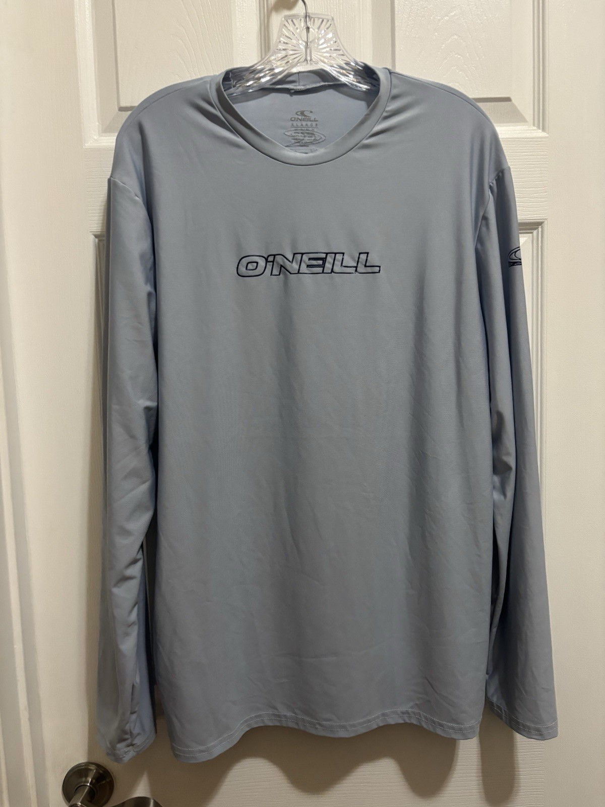 Oneill Men's Activewear Performance Long Sleeve Shirt. Gray. XL Loose Fit gallery