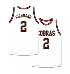 Throwback Richmond #2 High School Basketball Jerseys White Orange Black Custom