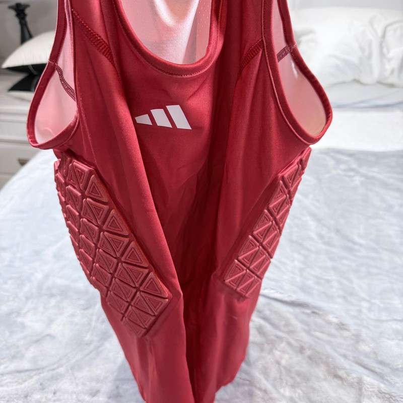 Adidas Men's Padded Tank Top Red 3XL TEPore IQ0881 New With Tags gallery