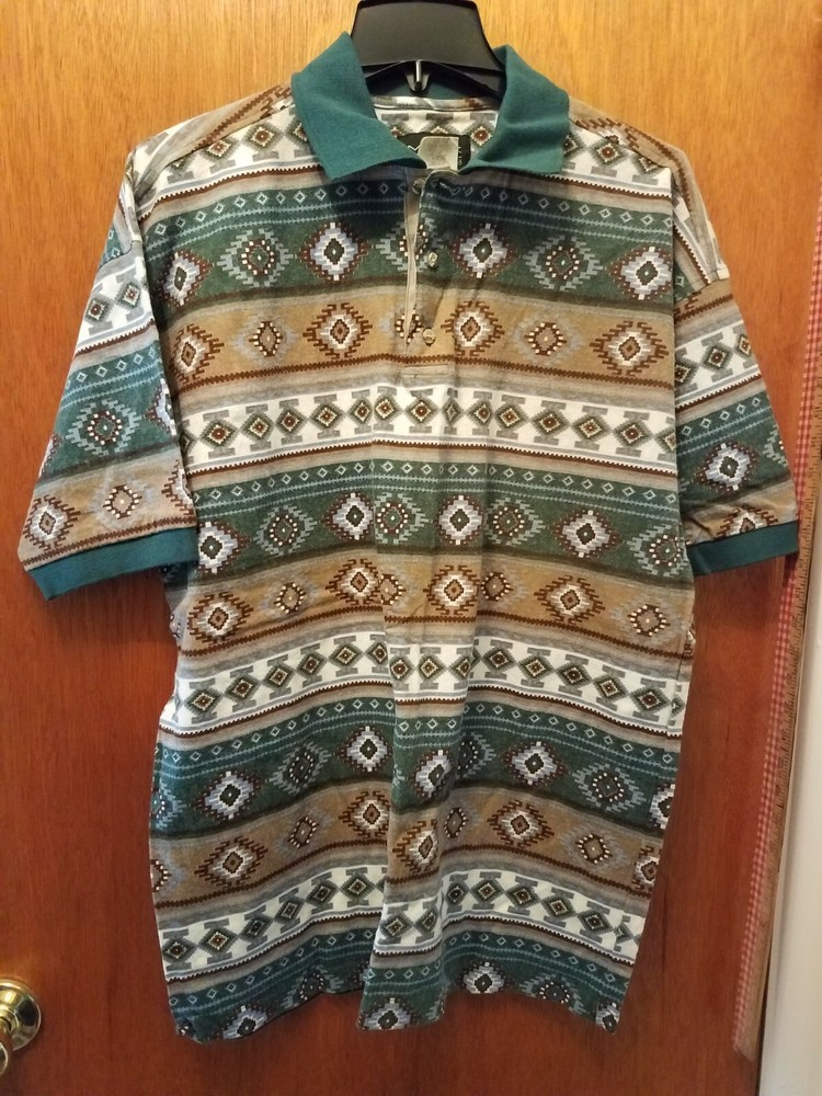 men large polo MAXX forest collar NEW tags Side 18" back 30" chest 46 1/2" cotto