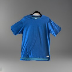 New Balance Running Men’s Short Sleeve T-Shirt Blue Large Athletic Dry Tee