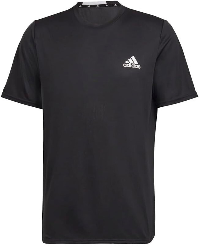 Adidas Mens AEROREADY Large Designed for Movement Tee Black Performance MSRP $30 gallery