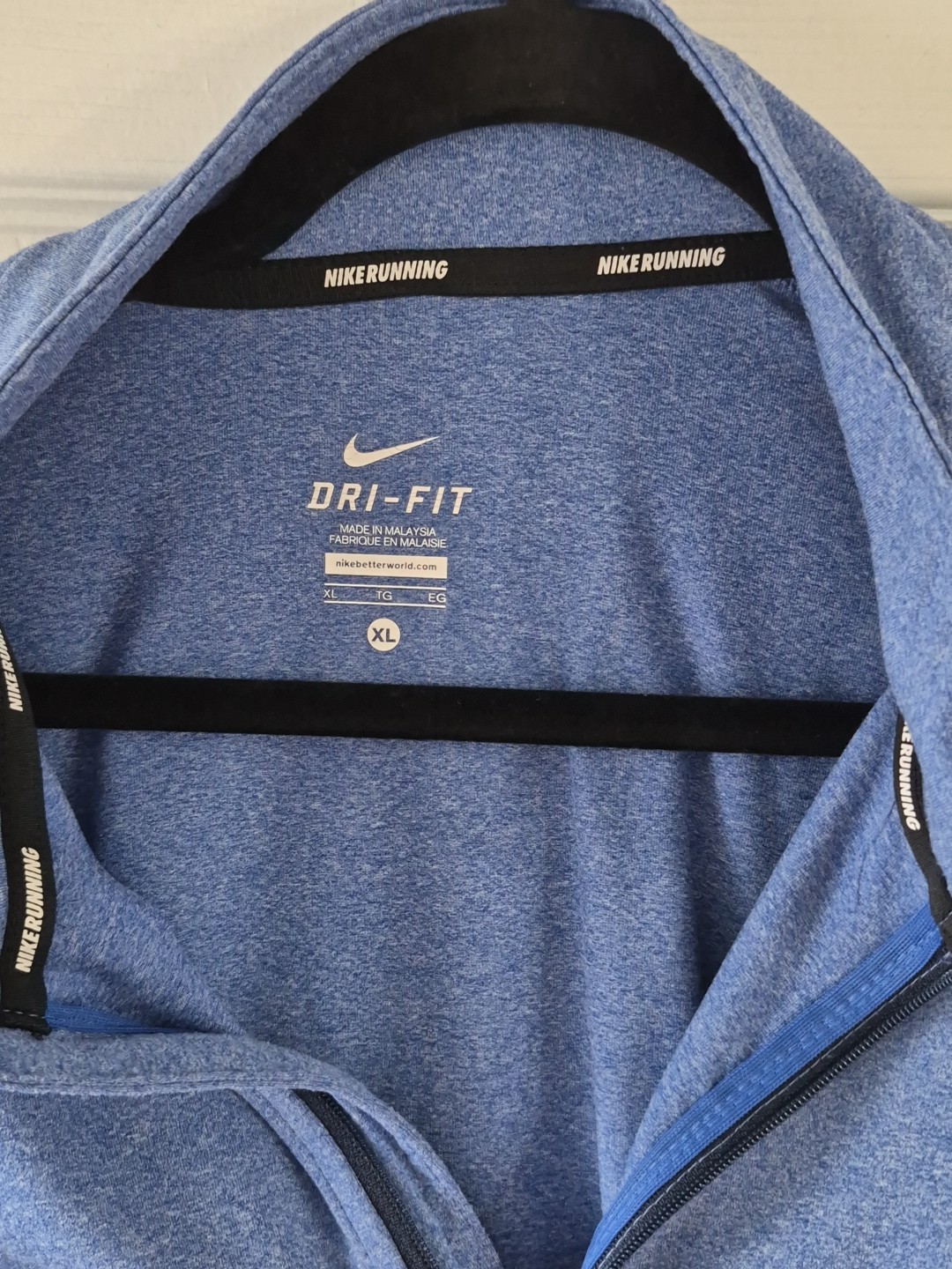 Nike Running Element Dri‑Fit 1/4 Zip Pullover Men’s Size XL Performance Stretch gallery
