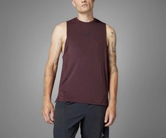 Adidas Men’s Designed 4 Training Intensity Tank Top Size L Climacool Aurora Ruby