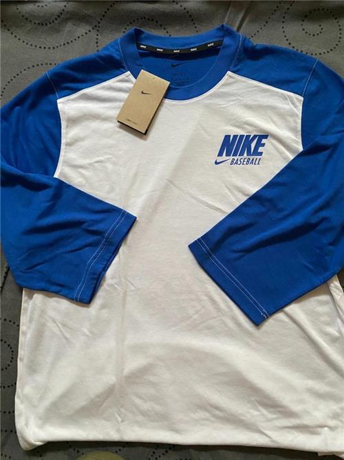NIKE MEN'S 1/2 SLEEVE BASEBALL DRI-FIT SHIRT SIZE M MEN NWT $45.00