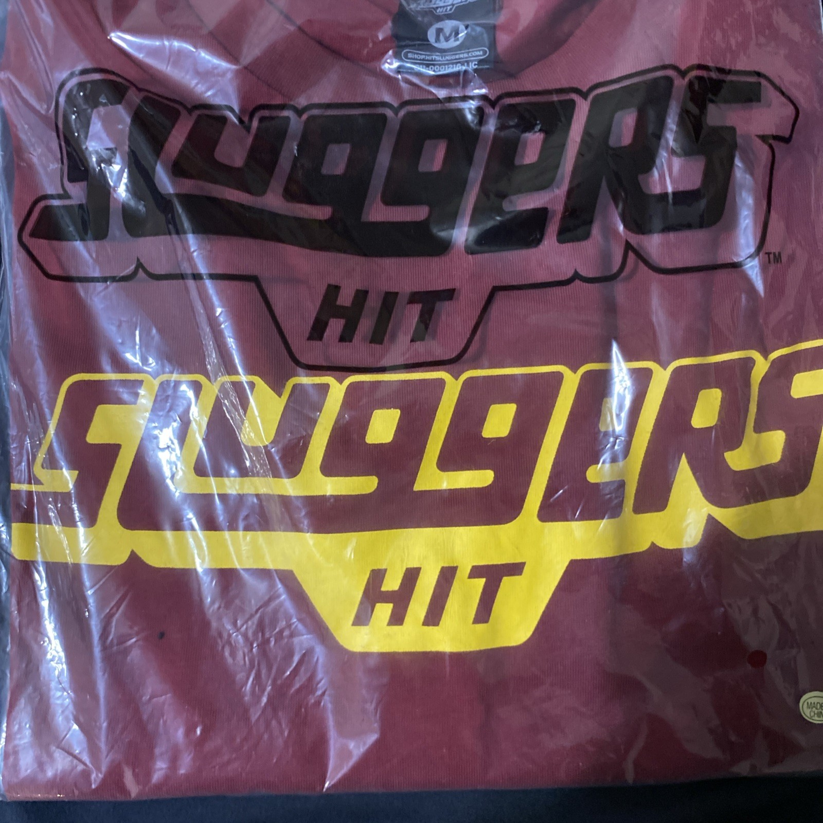 SLUGGERS HIT COLLECTABLE CANNABIS shirt red medium brand new gallery