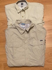 MENS THE NORTH FACE COLUMBIA OMNI-SHADE FISHING HIKING SHIRT LOT SIZE XL