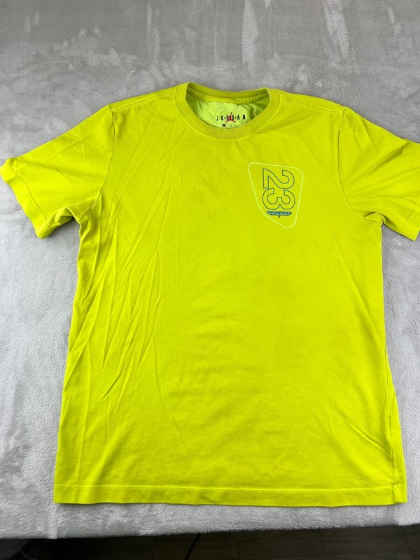 JORDAN 23 MEN'S ENGINEERED PRINT Athletic Shirt LIME GREEN MEDIUM Basketball gallery