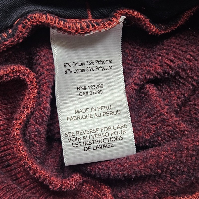 Travis Mathew Pullover Mens Large Maroon Quarter Zip Stretch Pockets Sweater gallery
