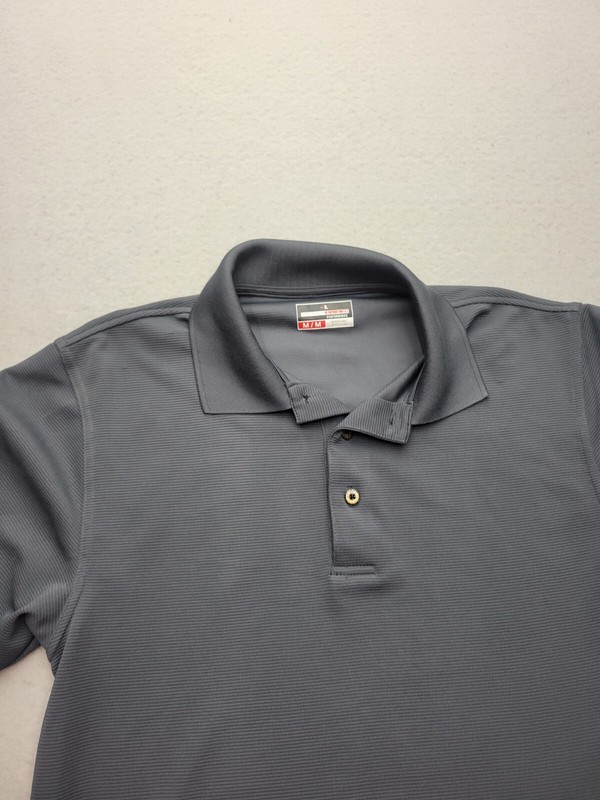 Grand Slam Men Polo Medium Grey Golf China Performance Athletic Stylish Quality gallery