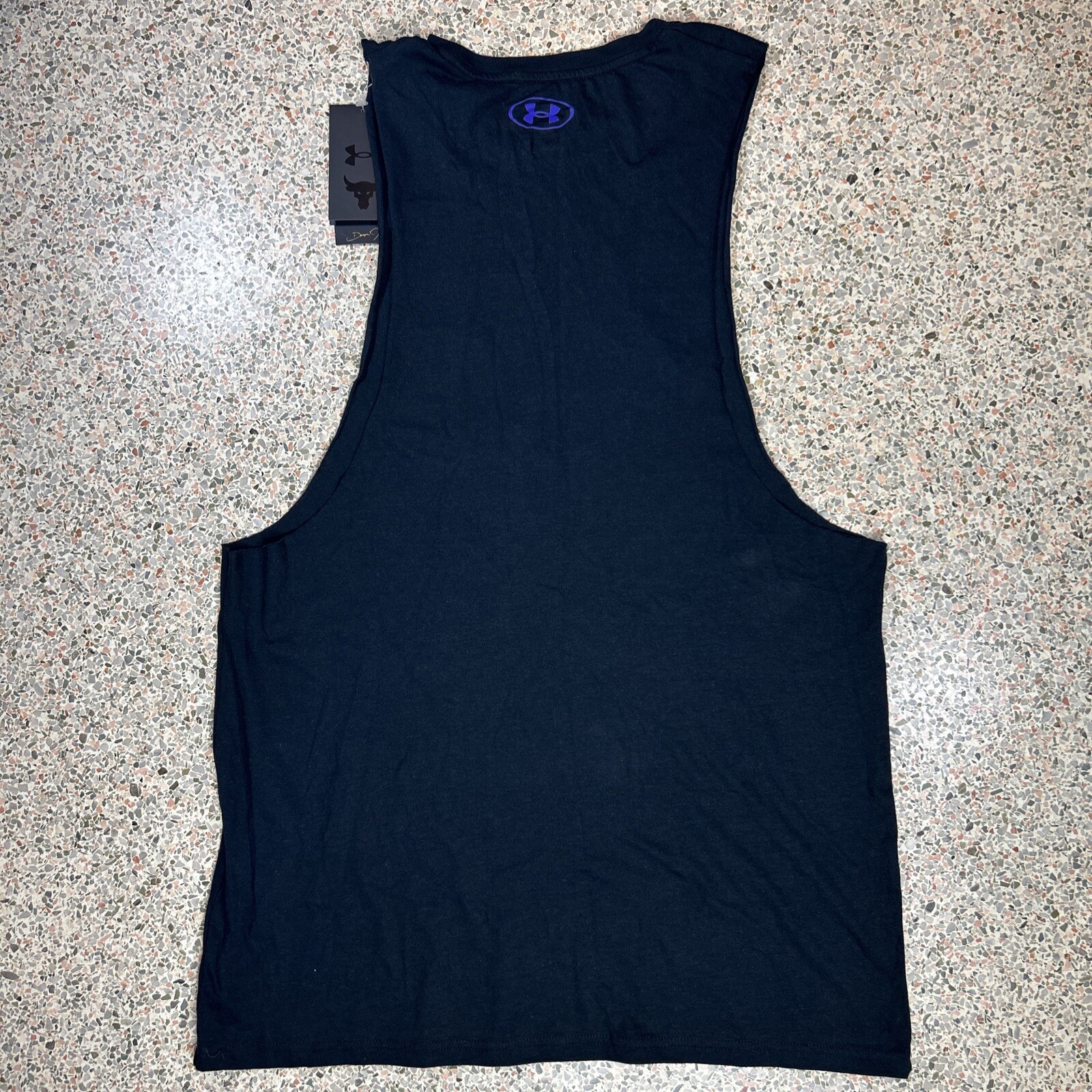 Under Armour Project Rock Men's Tank Top Sleeveless BSR Training Shirt Sz Sm gallery