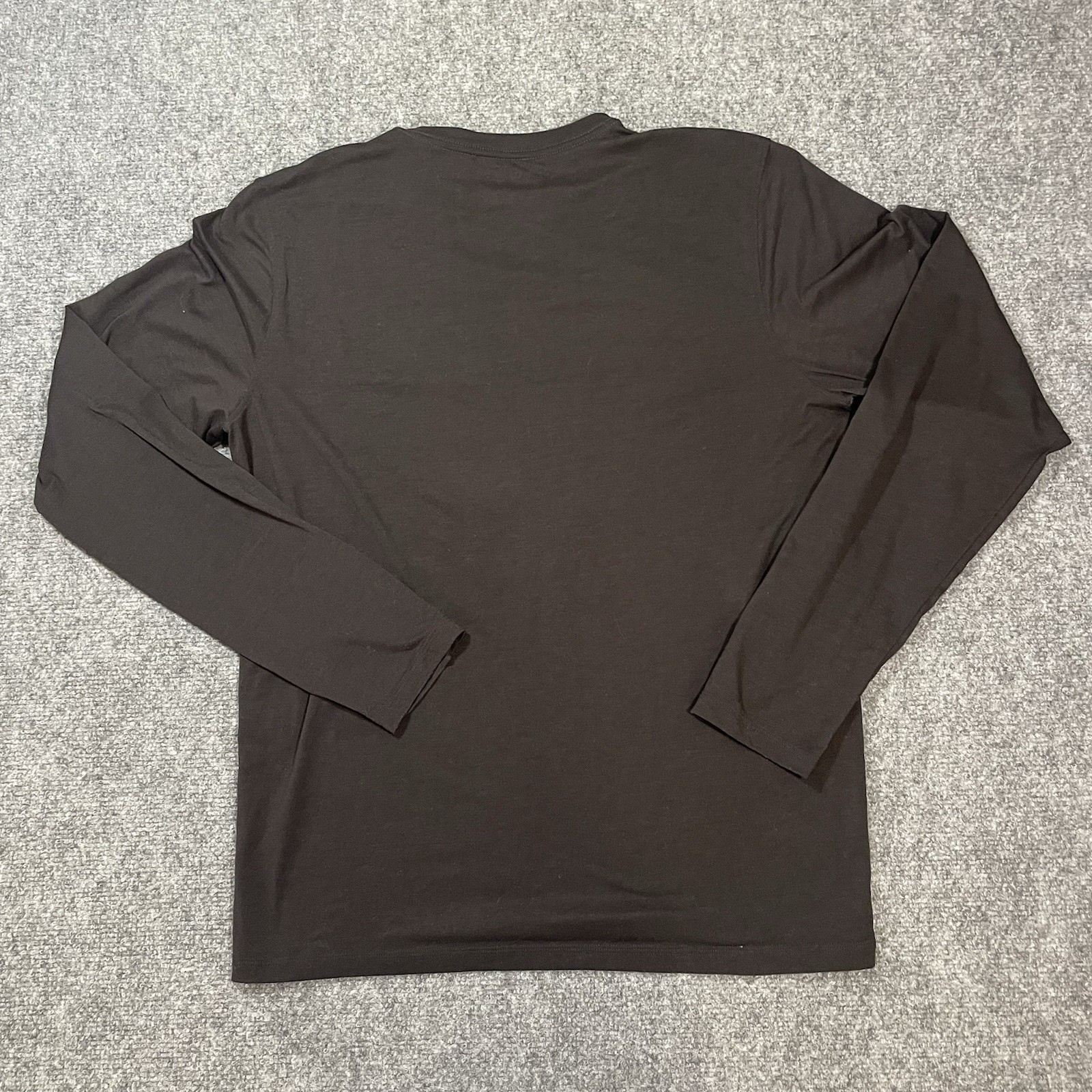 Outerknown Long Sleeve Shirt Mens Sz Medium Black Performance Sun Shirt Active gallery