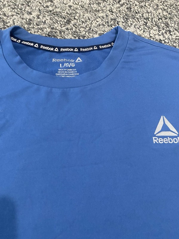 Reebok Mens Everyday Basic Performance Top - Blue - Medium- Brand New w/ Tags gallery
