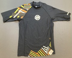 BRP 2864181212 Mens SeaDoo Vibe SS Rashguard Extra Large BLACK New Genuine