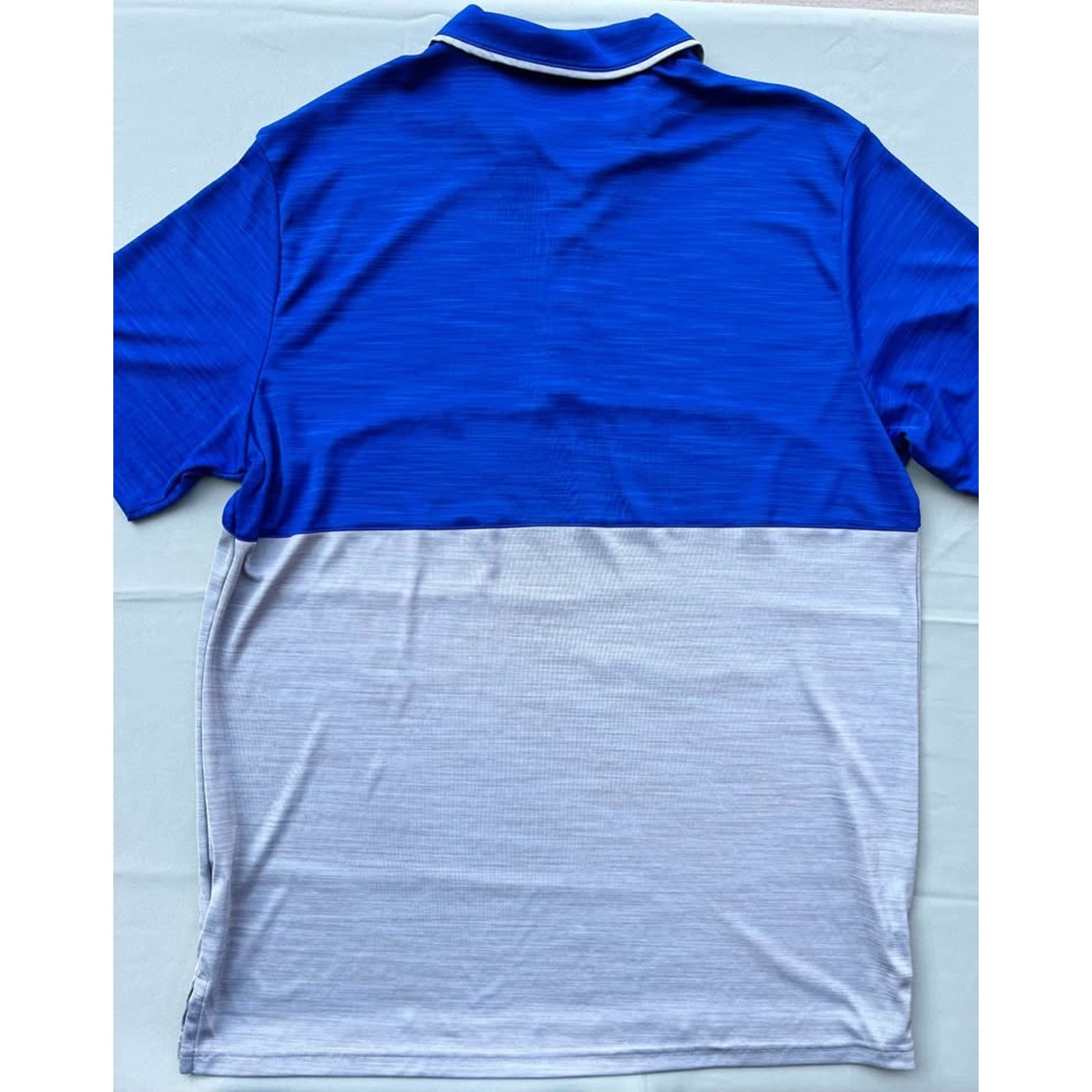 Adidas Blue and Gray Heathered Golf / Athletic Polo: Size Men's XL gallery