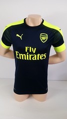 Soccer Shirt Mens Adult Small AFC Third Replica Arsenal Peacoat Yellow 749716