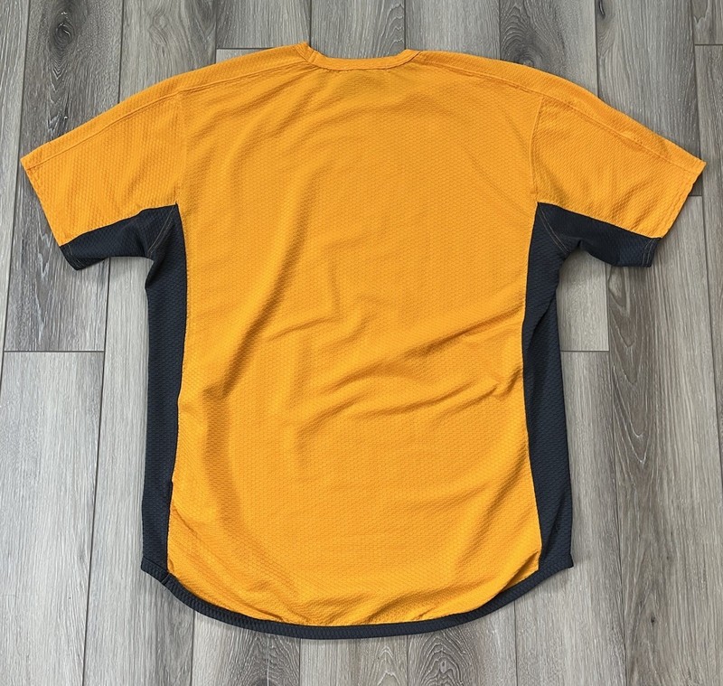 Nike Sphere Activewear Pullover Short Sleeve Thermal Knit Shirt Mens XL Orange gallery