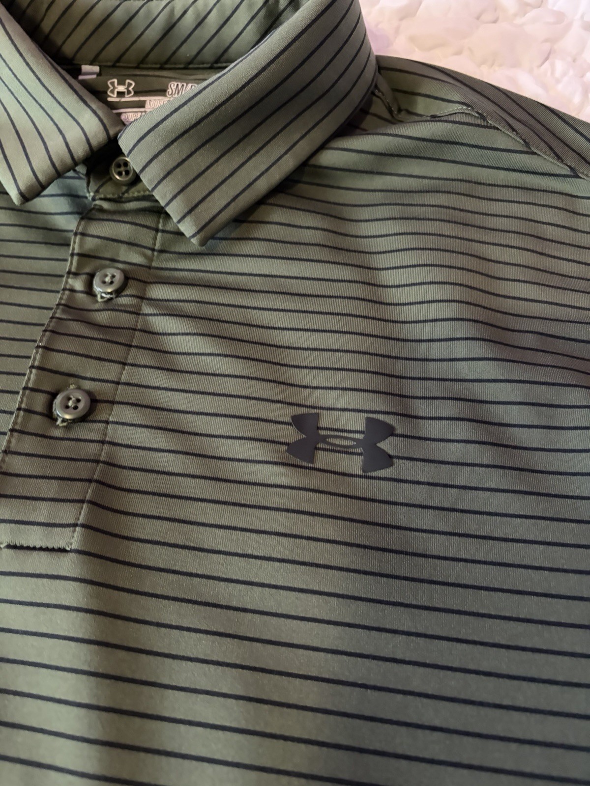 Under Armour UA Tech Polo Performance Golf Tee Heat Gear Loose Fit Men’s S Small gallery