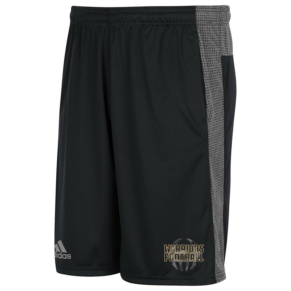 Warren Central High School Adidas Men's Team Logo Black Aeroknit Shorts