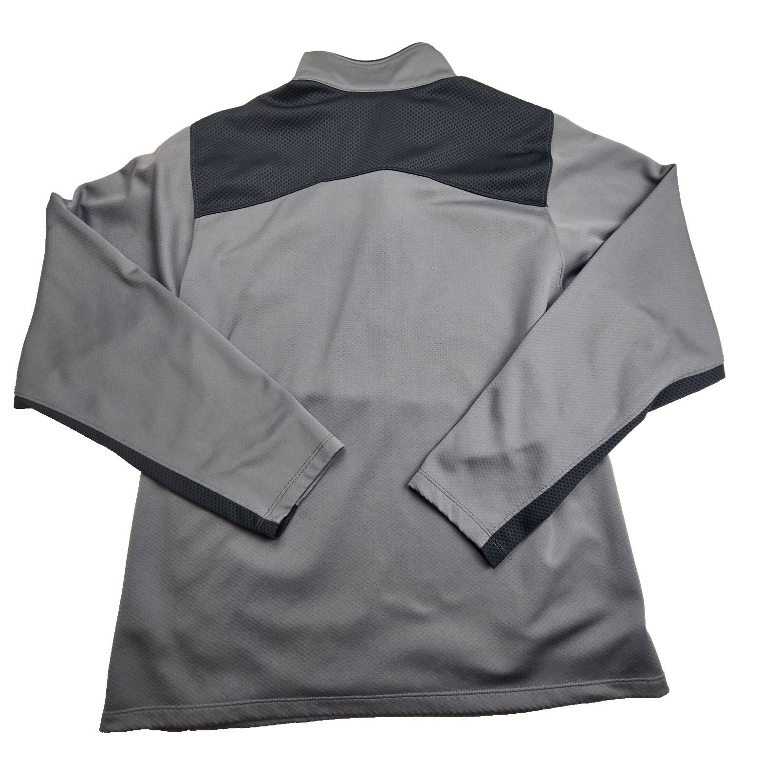 Vintage Nike Sphere Dry Mens Large 1/4 Zip Shirt Gray Long Sleeve gallery