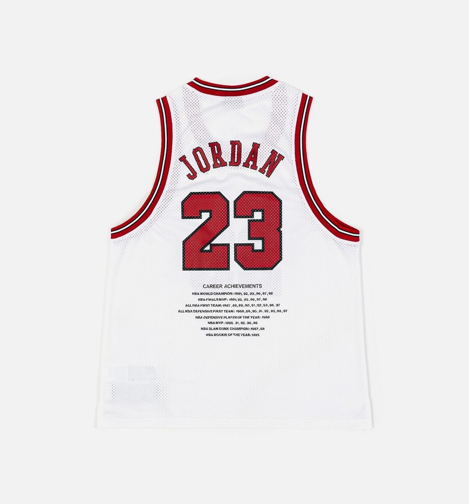 Nike Bulls Jordan Awards Jersey White Red HF9375 100 Essentials Men’s Size S-XXL