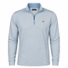 Jack Nicklaus Golf Shirt Men’s Large NWT 1/4 Zip Long Sleeve Yellow Bear UPF 50