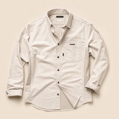 Large Men’s Rugged Elements Utility Gray Long sleeve Shirt