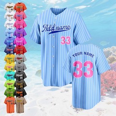 Personalized Baseball Jersey Custom Name Number Team Shirt Gift