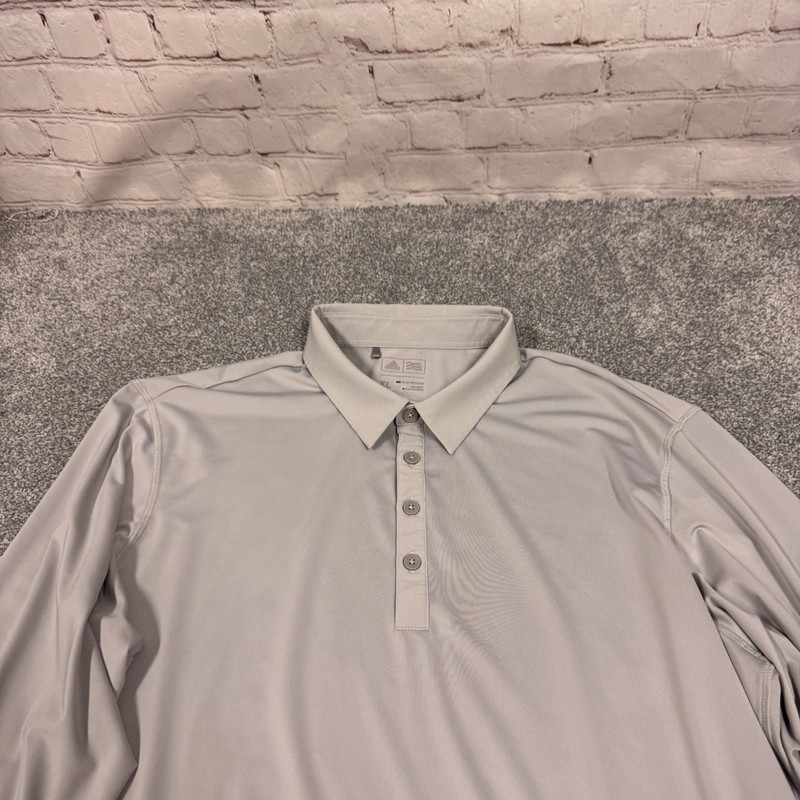 Adidas Philadelphia Cricket Club Polo Mens XL Gray Blue Golf Shirt Climacool gallery