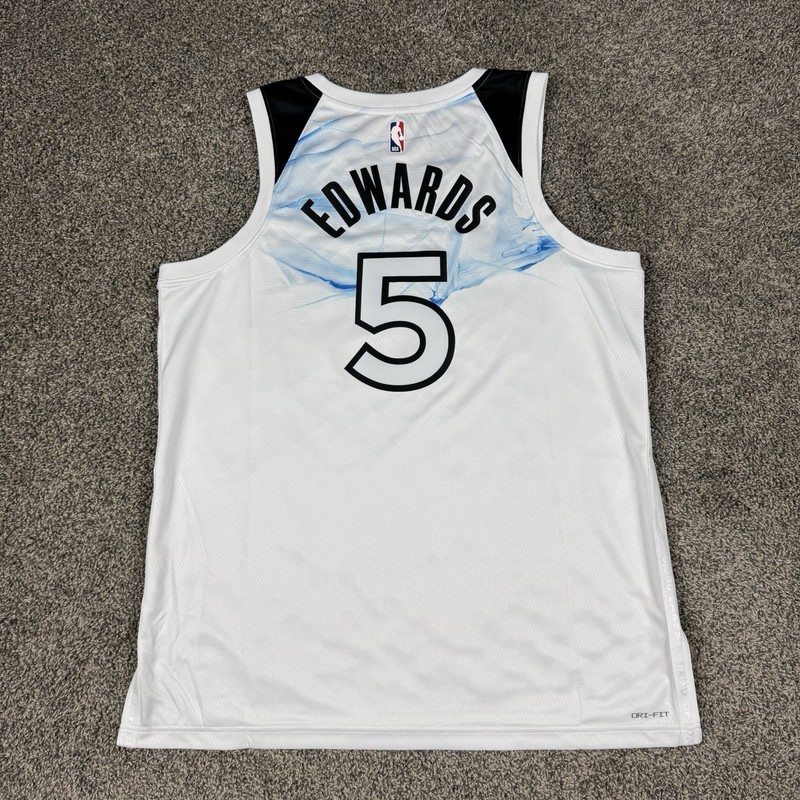 Nike Anthony Edwards Timberwolves City Edition Basketball Jersey Men Size XL 52 gallery