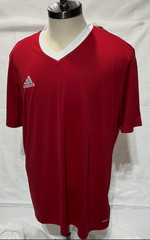 Adidas Men’s Shirt Soccer Jersey V-Neck Short Sleeve Slim Red, Blue ENTRA22 2XL