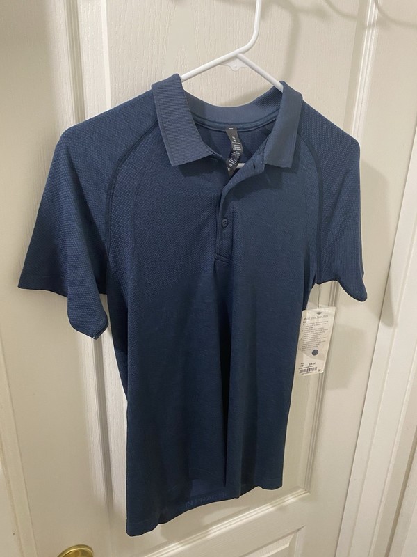 Lululemon Metal Vent Tech Polo 2.0 Size XS Mineral Blue New With Tags gallery