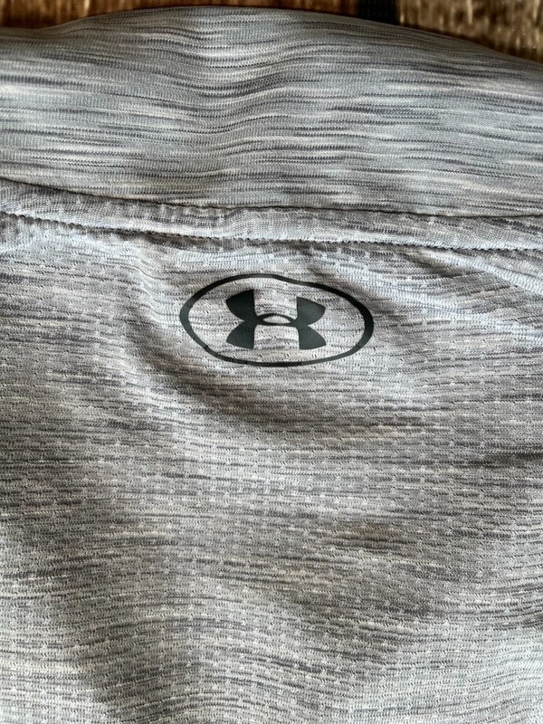 UNDER ARMOUR HEATGEAR 1/4 ZIP TECH SHIRT GRAY MARLED MENS SMALL EXCELLENT gallery