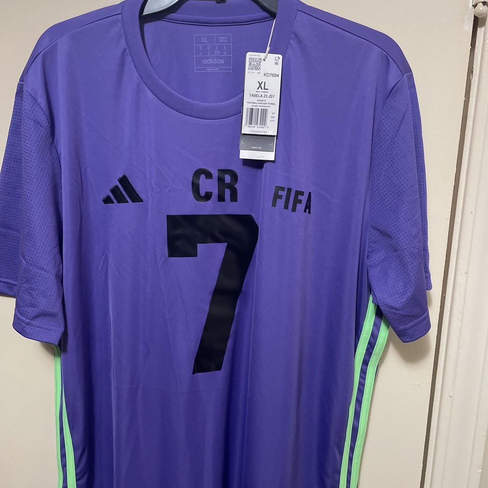 Adidas Jerseys Football Soccer Purple XL TABELA 23 Jsy Men Kd7604 Number 7 Cr