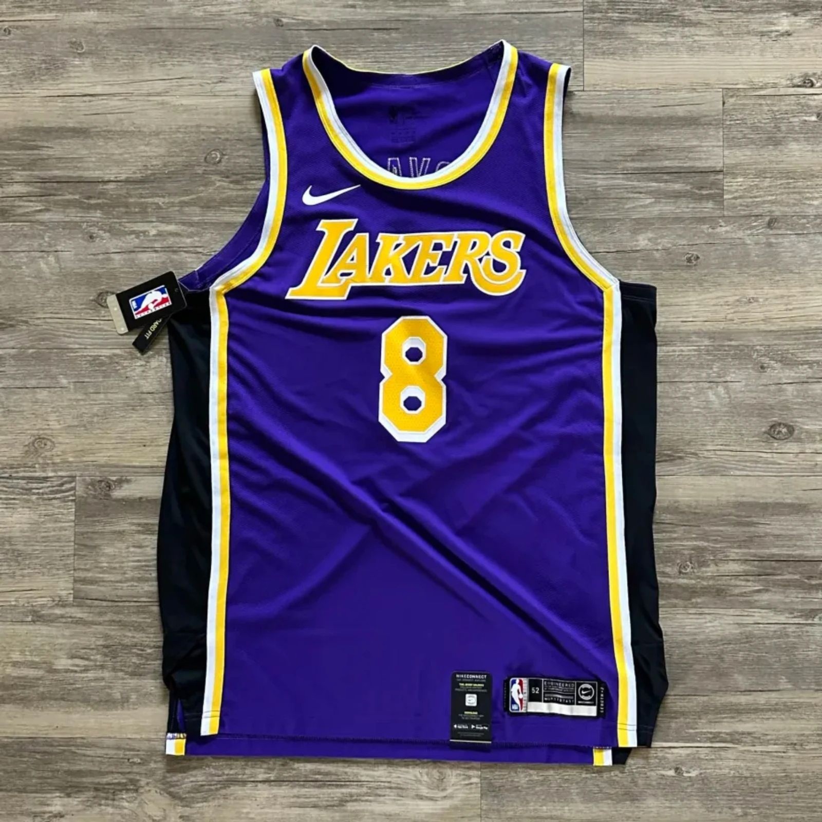 Nike Kobe Bryant Los Angeles Lakers Authentic Statement Edition Jersey Size 52 gallery