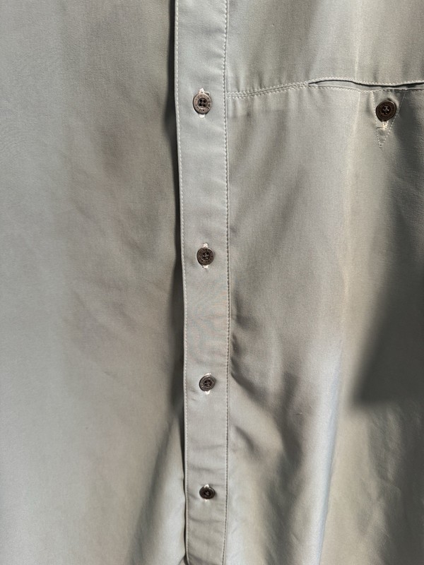 KUHL Renegade Tufflex Short Sleeve Button Up Shirt Mens XXL Gray Blue Stretch gallery