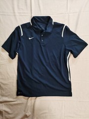 Nike Men’s Dri Fit Navy Blue Short Sleeve Shirt L RN56323
