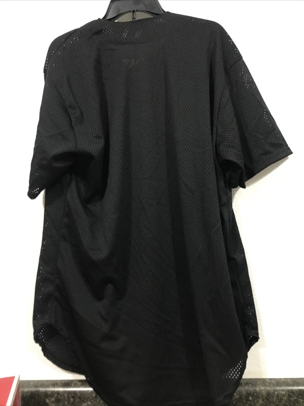 Sports Belle Men’s Button Front BB Jersey SIZE XLarge Black (11-TW-591) gallery