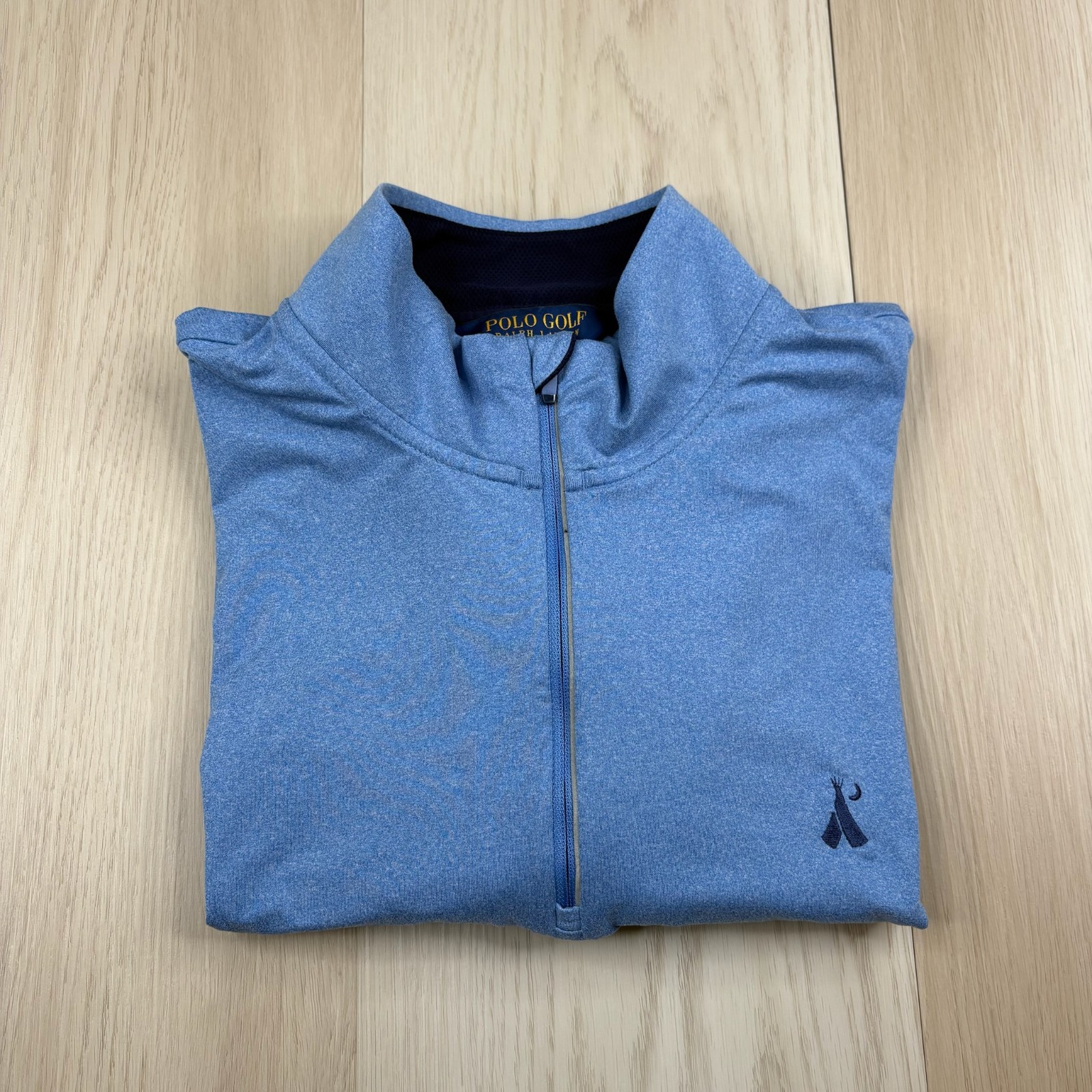 Polo Golf Ralph Lauren Mens Blue Wicking Performance Active Pullover Size XL gallery