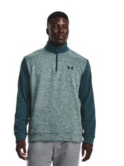 Under Armour Fleece Twist ¼ Zip Tourmaline Teal Sweatshirt Top Mens Size M