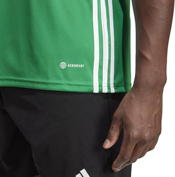 Adidas Tabela 23 Men's Jersey Breathable Lightweight Sz LT3 Green Tall Slim Fit gallery