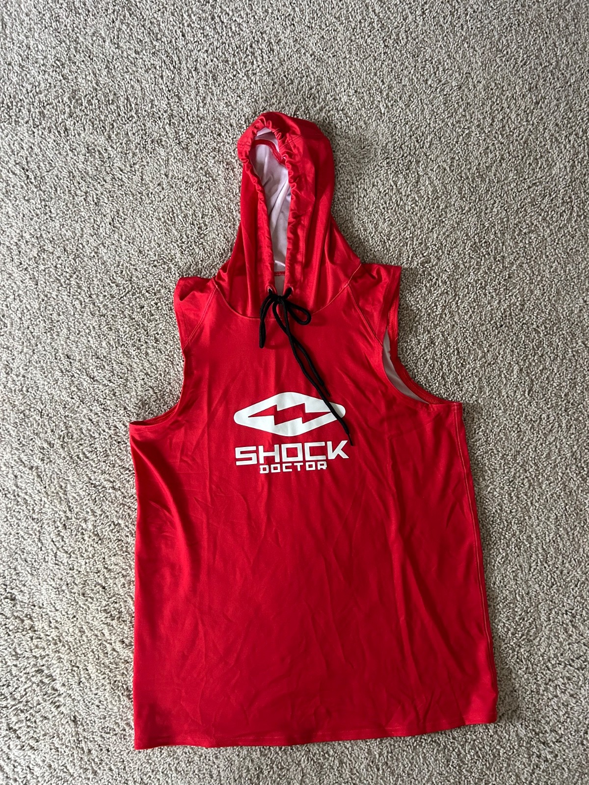 Shock Doctor Red Hoodie Tank - MEDIUM gallery