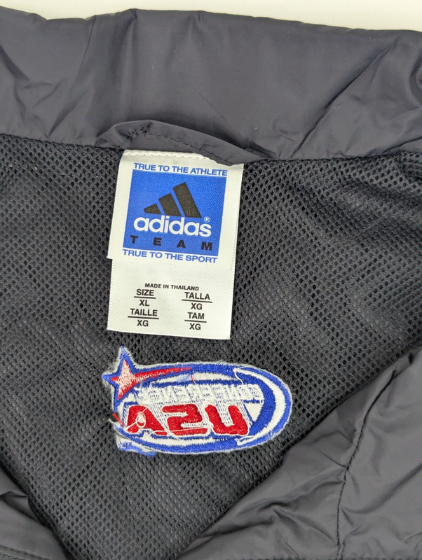 Adiddas Team Windbreaker Track Jacket, Men XL, Black w Louisville Red Embroidery gallery